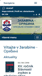 Mobile Screenshot of obecjarabina.sk